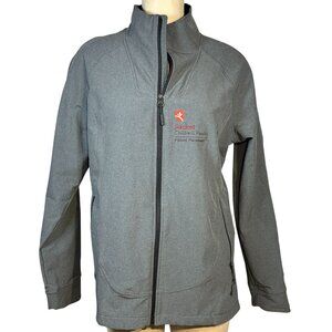 The North Face Windwall Womens Grey Medium Gray Outdoor Soft Shell Jacket XL